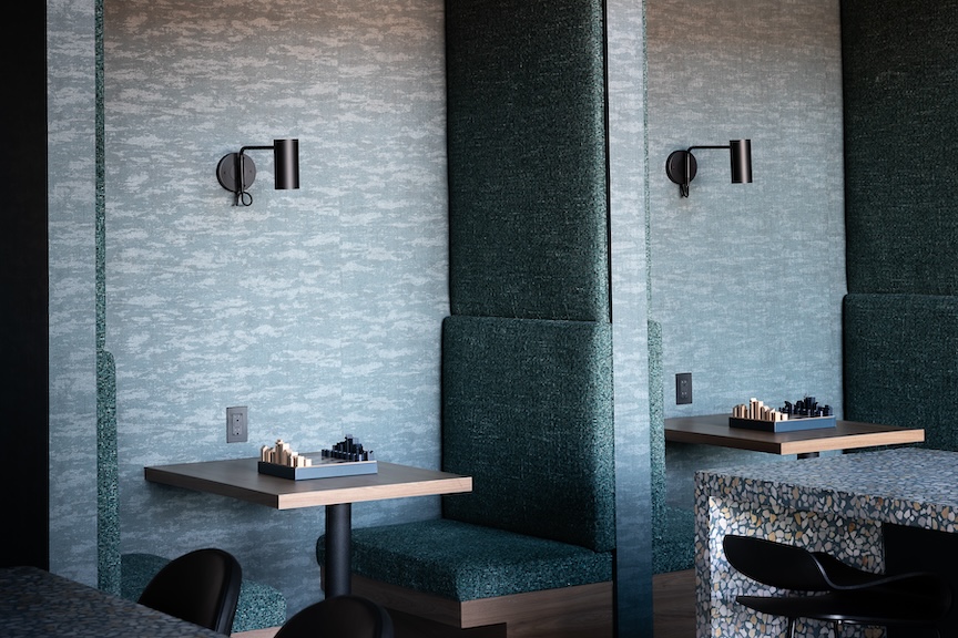 Work Niche Seating at Apollo Apartments. Interior Design by Nadia Geller